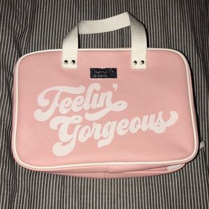 Pink Benefit Makeup Bag